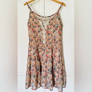 American Rag Floral & Lace Spaghetti Strap Dress